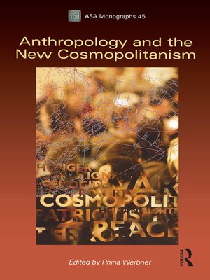 cover image of Anthropology and the New Cosmopolitanism